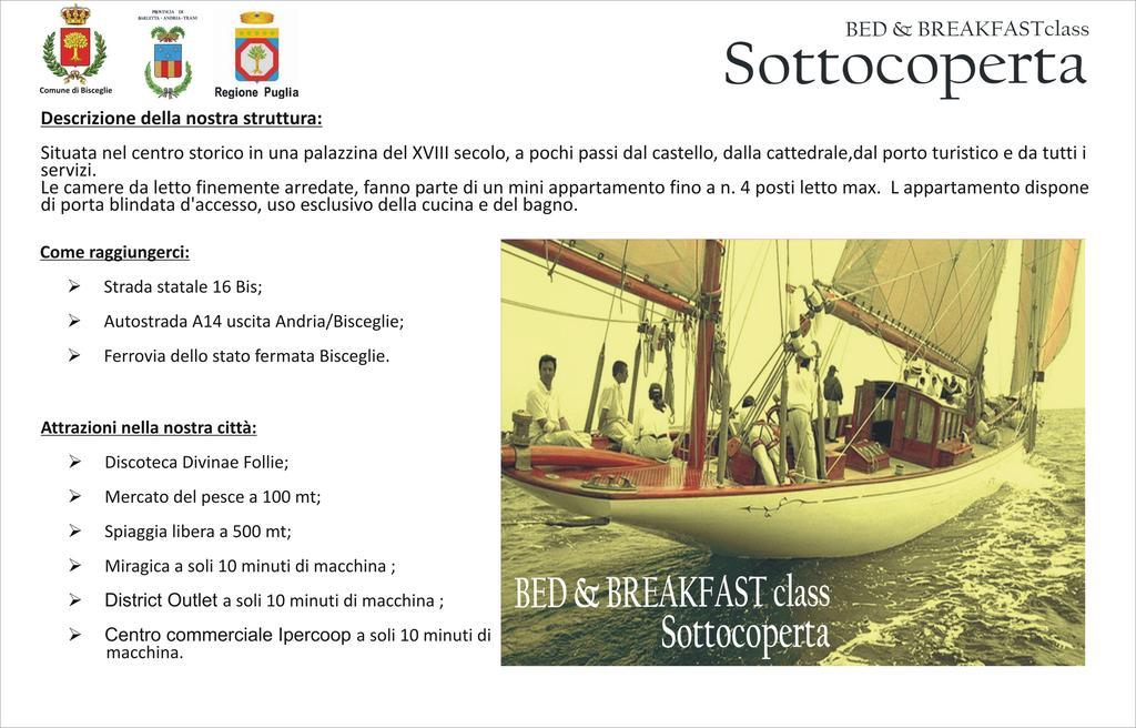 B&B Sottocoperta 比谢列 外观 照片